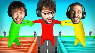 الي بوقع بخسر مع الشباب🤣 Gang Beasts