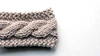 FREE Friendship Cable Headband Knitting Pattern Video