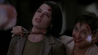 Scream 2/Best scene/Neve Campbell/Courteney Cox/Laurie Metcalf/Timothy Olyphant/Liev Schreiber