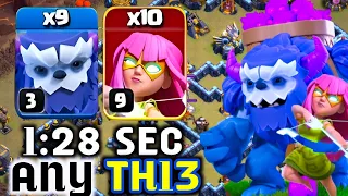 TH13 NEW ATTACK STRATEGY ! YETI WITH SUPER ARCHER | TH13 ATTACK STRATEGY | CWL | TH13 WAR ATTACK