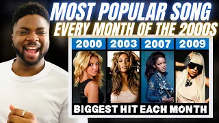 🇬🇧BRIT Reacts To THE MOST POPULAR SONG OF EVERY MONTH OF THE 2000s!