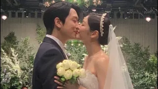 Kim Yuna kissing Ko Woo Rim at their wedding goes viral