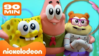 Kamp Koral | SpongeBob Balapan di Demolition Derby! | Kompilasi 100 Menit | Nickelodeon Bahasa