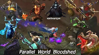 Ranger vs All Parallel World Bloodshed Bosses || No Buff & No Death || Drakensang Online R250