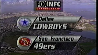 1994 NFC Championship Cowboys vs 49ers Fox intro