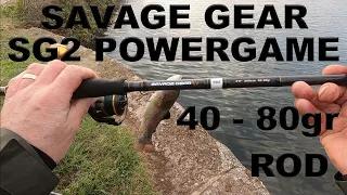 SAVAGE GEAR SG2 - Power Game - 40 - 80 gram Spinning Rod REVIEW