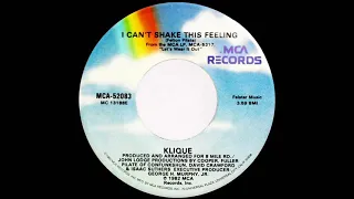 Klique - I Can't Shake This Feeling (Dj ''S'' Rework)