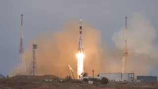 LIVE Soyuz MS-15 ISS-61 Astronaut Launch To Space Station (Skripochka, Meir, Almansoori)