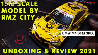 RMZ CITY BMW M4 DTM 1:43 DIECAST hobby Unboxing & Review | Collectors Guide | 2021 x_xLasheen #3