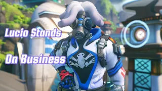 [OVERWATCH] LUCIO STANDS ON BUSINESS ‼️