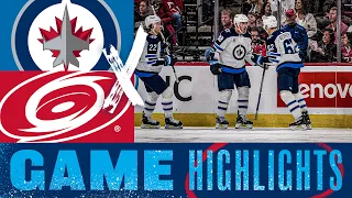 Carolina Hurricanes vs. Winnipeg Jets - Game Highlights