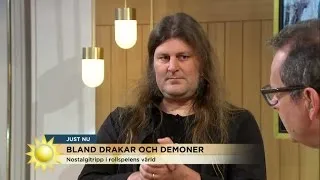 Ny rollspelsbok bjuder på nostalgitripp - Nyhetsmorgon (TV4)