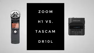 Personal Audio Recorder Comparison | Zoom H1 vs Tascam DR10L For Wedding Cinematographers
