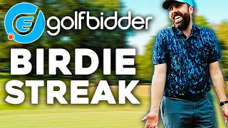OUTRAGEOUS BIRDIE STREAK | Golfbidder challenge! #Break75 (Part 2)