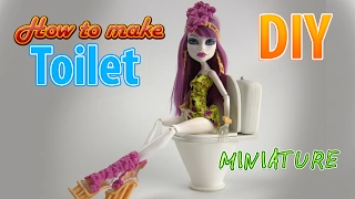 DIY Realistic Miniature Toilet | DollHouse