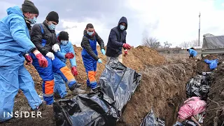 New Videos Show Mass Grave In Mariupol, Ukraine