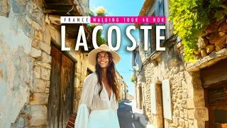 Discovering the Beauty of Lacoste, France | 4K60 HDR Walking Tour | European Walking Tours