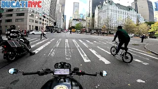 ZOOZ vs Ducati down 5TH AVE - Manhattan Fondeled Gently v1780