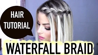 How to: waterfall braid | step by step | valerie pac