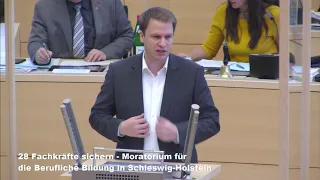 Christopher Vogt zu TOP28: "Fachkräfte sichern - Moratorium für die Berufliche Bildung"