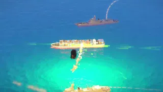 13 Minutes ago!Cargo Ship Carrying Millions of Tons of Russian Arms Ammunition Destroyed by Ukraine