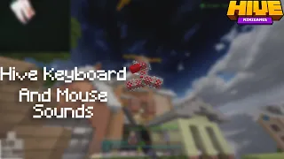 Keyboard & Mouse Sounds ASMR + Handcam | Minecraft Hive Treasure Wars
