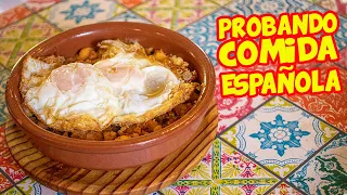 Comida en uno de los PUEBLOS MÁS BONITOS de MADRID - COMIDA ESPAÑOLA 🇪🇸