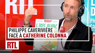 Philippe Caverivière face à Catherine Colonna, ministre de l'Europe et des Affaires étrangères