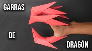 How to Make Paper Dragon Claws | Origami Claws | Paper Dragon Claws