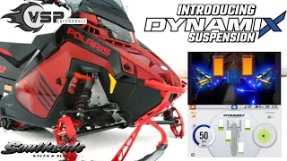 POLARIS DYNAMIX SUSPENSION |THE SMARTEST SUSPENSION ON THE SNOW! ALL 4 SHOCKS ADJUST AUTOMATICALLY!