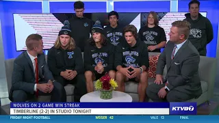 Timberline Wolves join Friday Night Football to talk about their winning streak