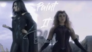 Hela and Wanda-//paint it black//