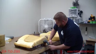 Restoring your foam cushion using a steamer