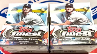 1:154 BOX MYSTERY AUTO PULL?!  2015 TOPPS FINEST BASEBALL CARDS!  (Throwback Thursday)