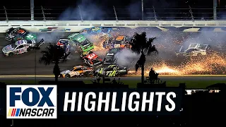 FINAL LAPS: Ryan Blaney wins as sparks fly in MAJOR crash at Daytona | NASCAR ON FOX HIGHLIGHTS