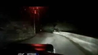 Franz Wittmann Crash on the Rallye Monte-Carlo 2010