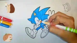 Colorindo SONIC / Coloring Sonic