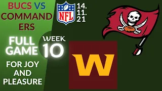 🏈Tampa Bay Buccaneers vs Washington Commanders Week 10 NFL 2021-2022 Full Game Watch Online Football