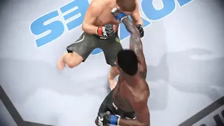 Israel Adesanya vs. Jan Blachowicz Full Match (EA Sports UFC 4)