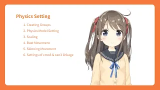 【Official】Live2D Cubism Tutorial for Embedded Applications 2 : Physics Setup