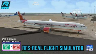 RFS - Real Flight Simulator -New Delhi to Mumbai||Full Flight|Air India|| BOEING 777-300ER|fullHD||