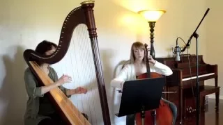 "O Come, O Come, Emmanuel" (Harp and Cello Cover) Live - Sarah Joy