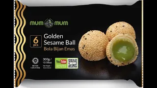 How-To-Serve Video for Mum Mum's Golden Sesame Ball