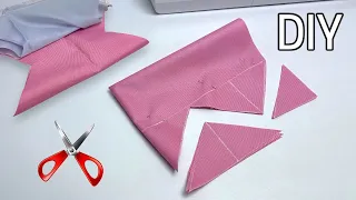 DIY 😍 Amazing sewing 🧵 🪡 I’ll show you a simple and interesting way to sew an original cosmetic bag