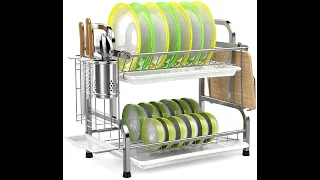 Best Dish Drying Rack Over the Sink Review and instructions video ISPECLE