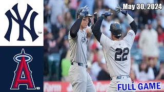 Yankees vs Angels [FULL GAME] May 30, 2024 Game Highlights | MLB Highlights | 2024 MLB Season