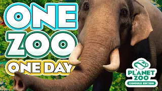 🐘 I FINISHED An ENTIRE Zoo in ONE DAY! | Planet Zoo Console Edition