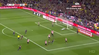 Messi great solo goal vs Athletic Bilbao ( Copa Del Rey Final)