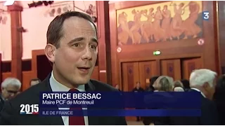 2e tour des élections régionales à Montreuil - Reportage de France 3