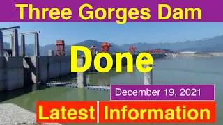 China Three Gorges Dam  Done  ● December 19, 2021  ●Water Level and Flood